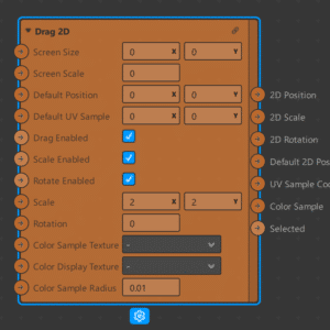 Drag 2D Spark AR Patch Asset