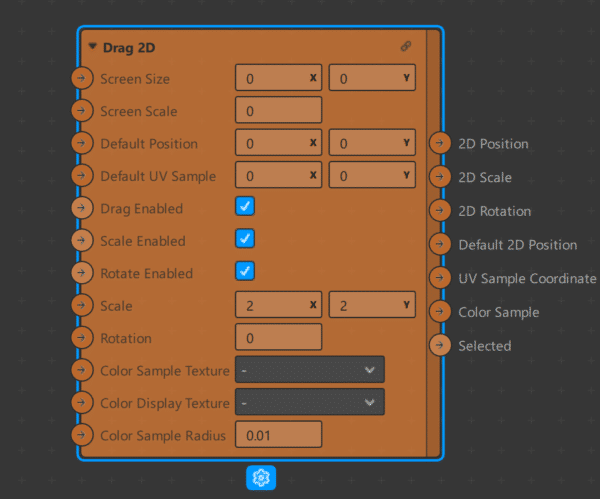 Drag 2D Spark AR Patch Asset